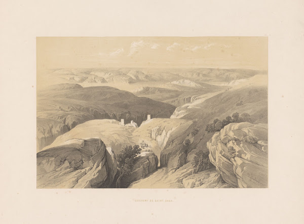 Couvent de Saint Saba 1852