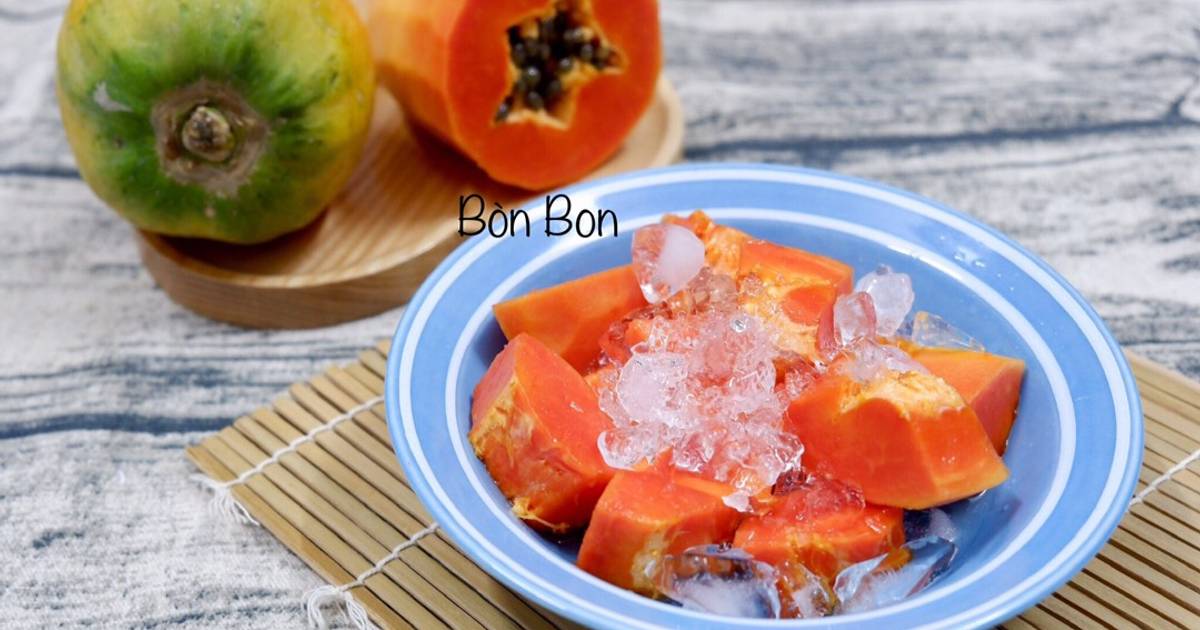 Đu Đủ Đá Bào
