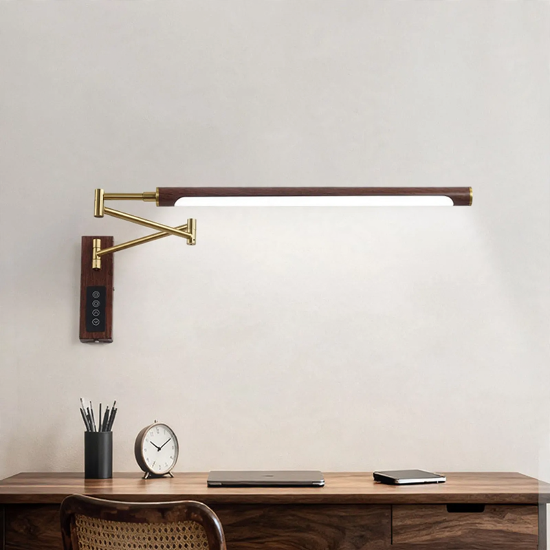 Verstellbare Wand-Leseleuchte mit Vollspektrum-Licht