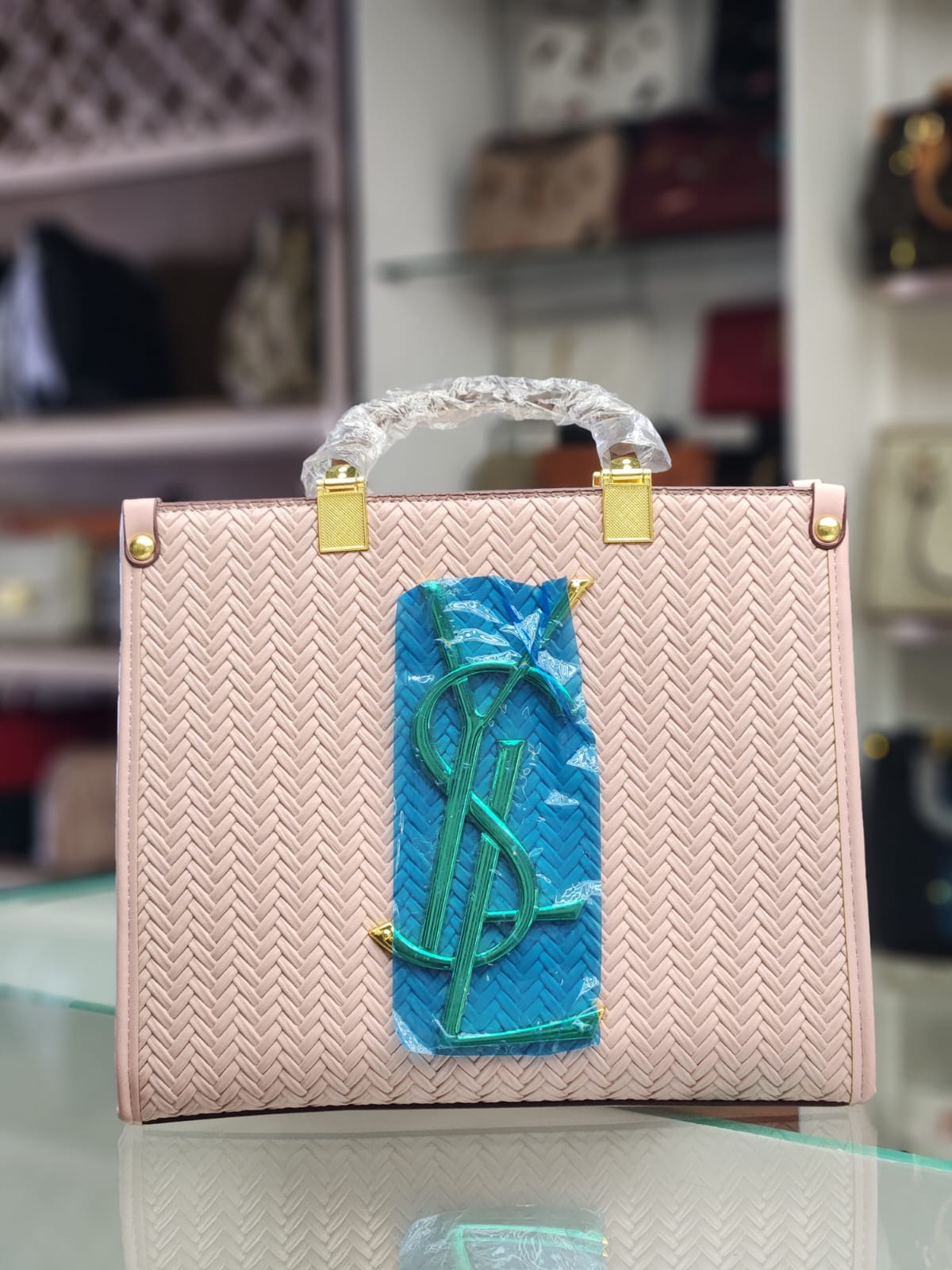 Ysl Shoulder Tote 88172 Pink