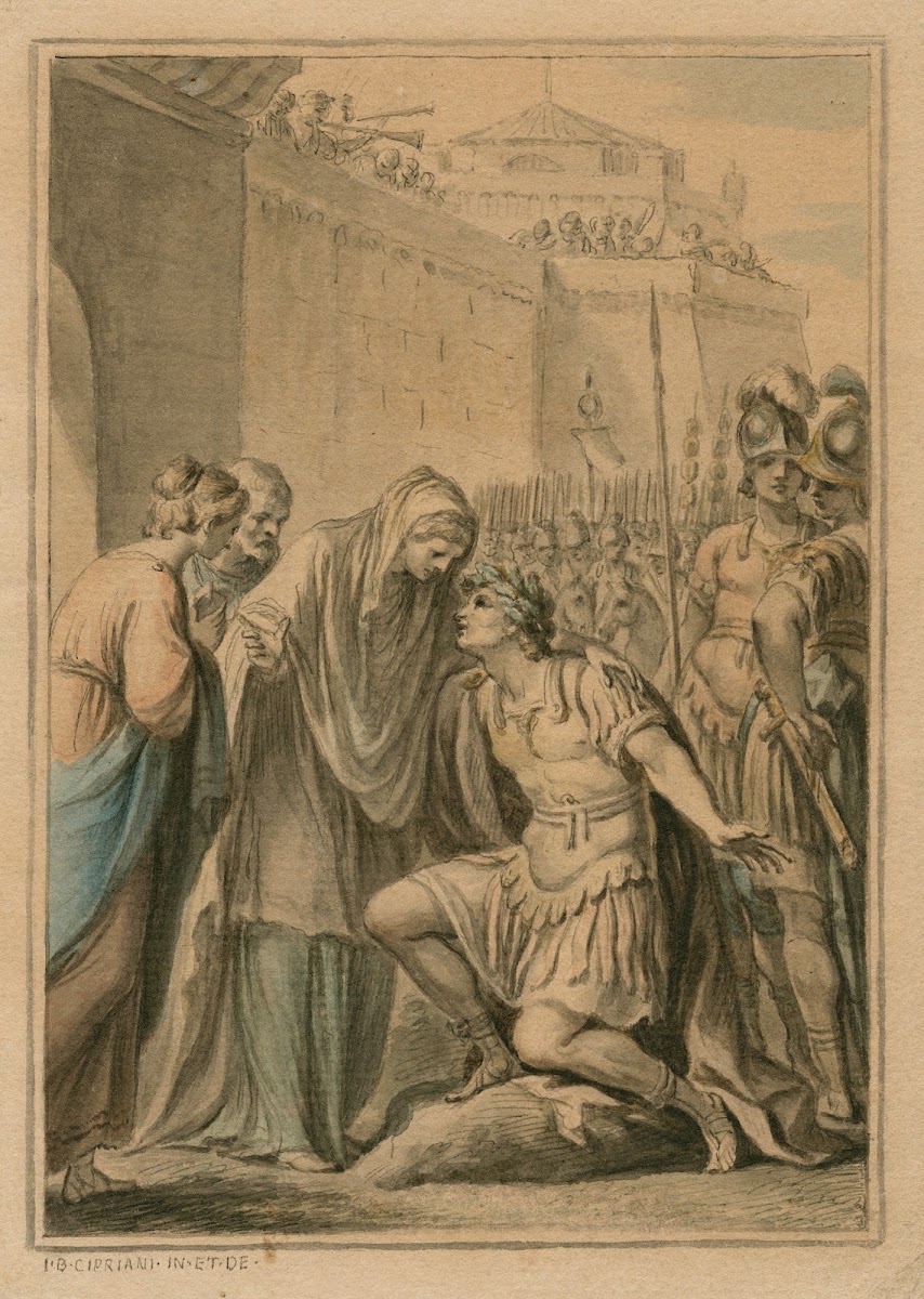 Coriolanus act II sc 1 1780s