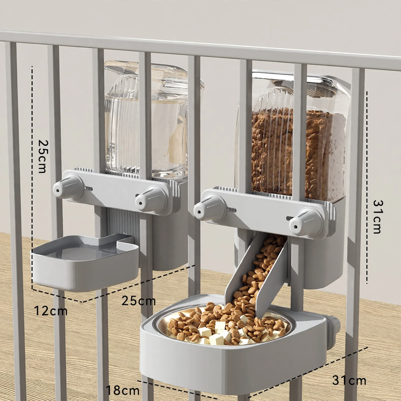 Hanging Food and Water Bowl for Pets
