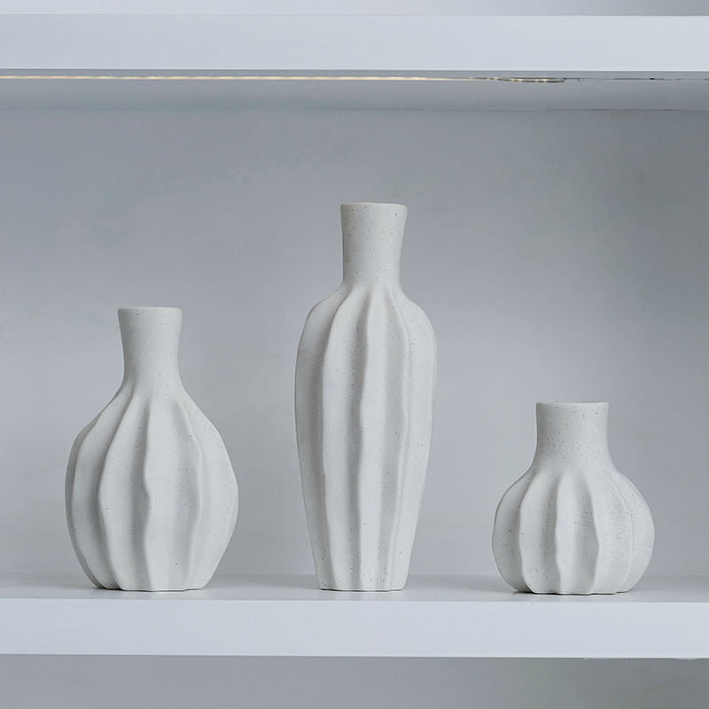 Keramik-Vase Flower, modern