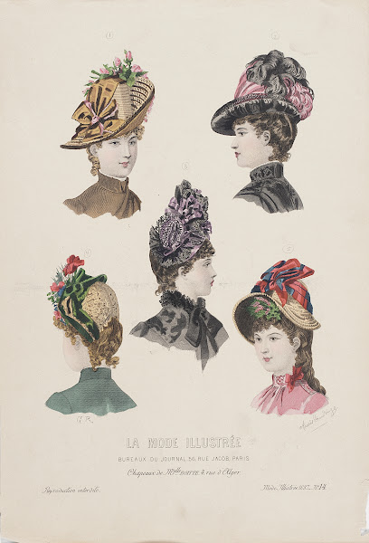 Fashion Plate for La Mode Illustrée 1887