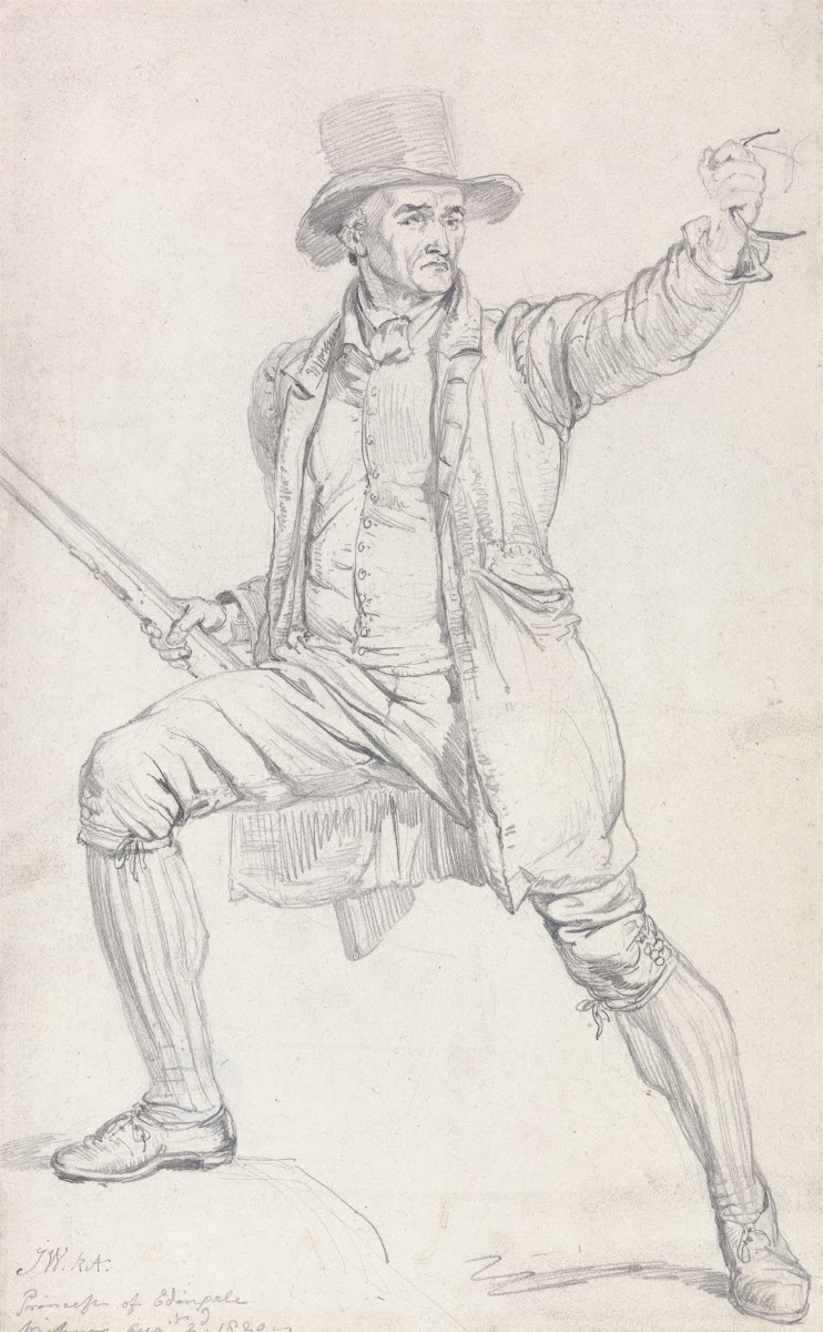 A Study for the Central Character in Wards Painting The Deer Stealer 1820