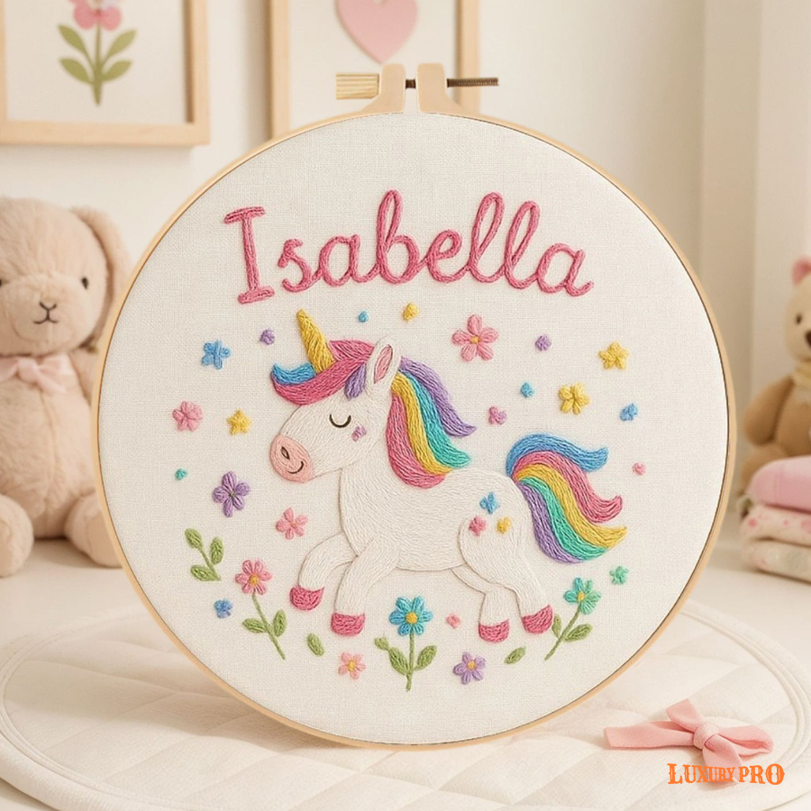 Embroidered Canvas Frame