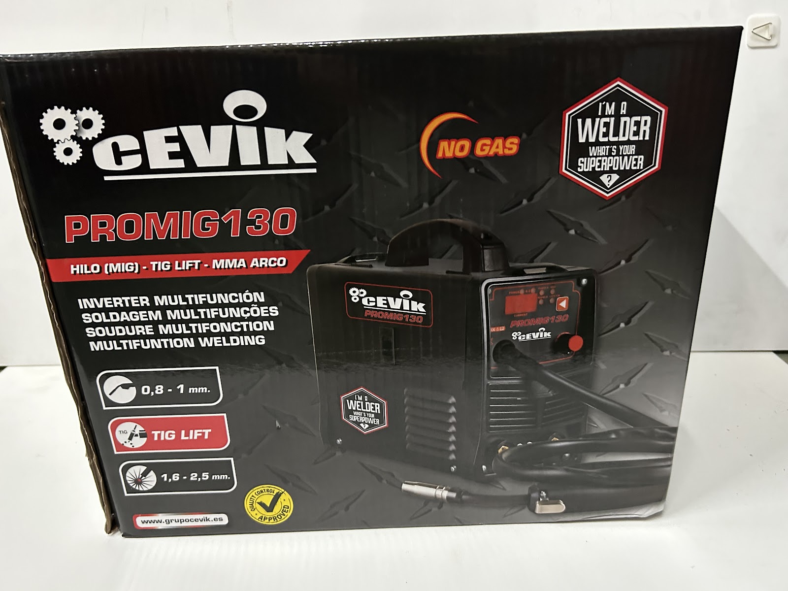  SOLDADOR CEVIK MULTIFUNCION PROMIG 130