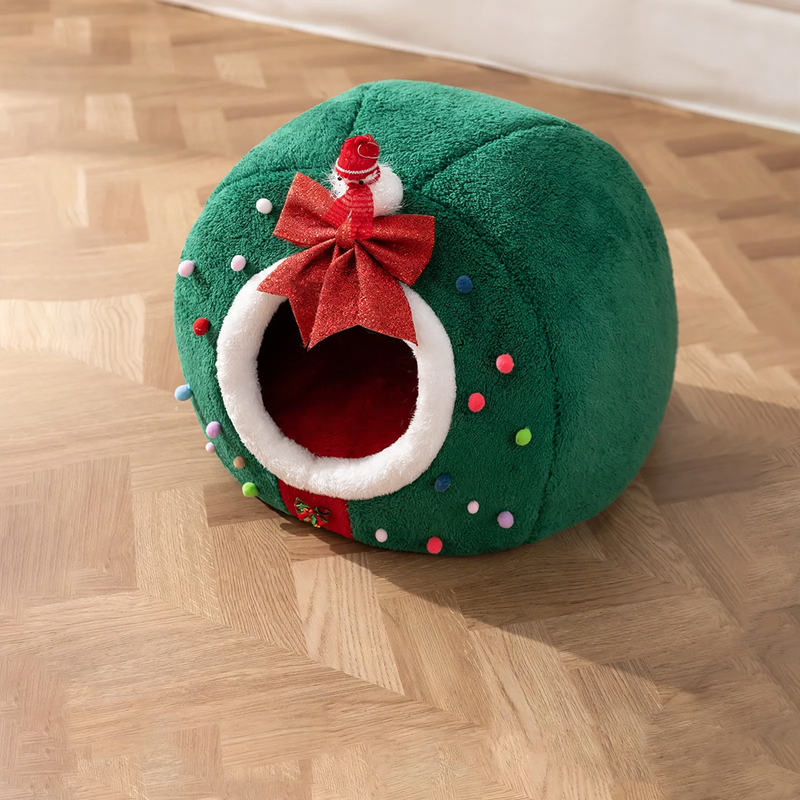 Pet cave semi-enclosed, polyester, various sizes