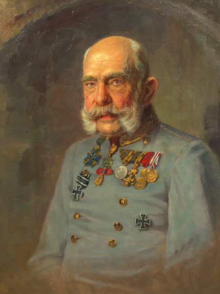 Kaiser Franz Joseph I in der Dienstuniform eines österreichischen Feldmarschalls