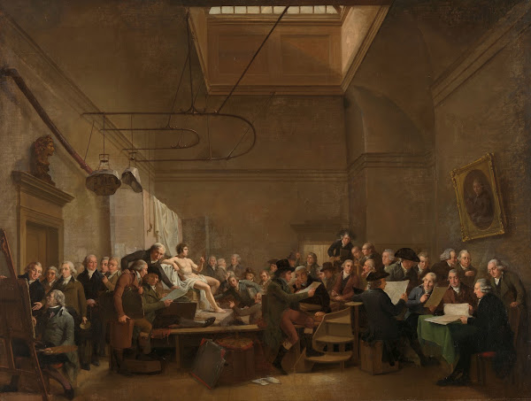 The Drawing Gallery of the Felix Meritis Society 1801