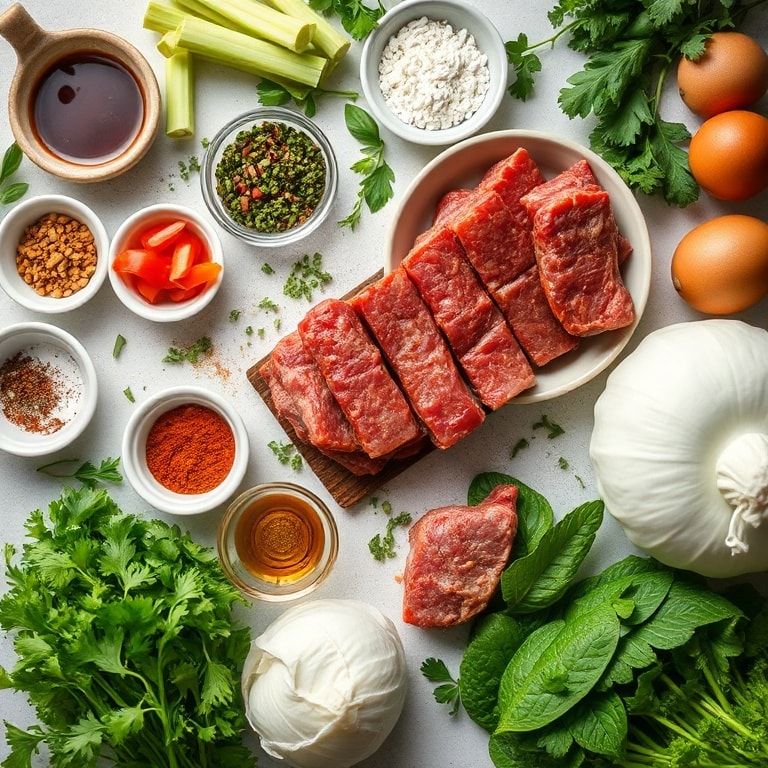 Ingredients for Irresistible Chinese Crispy Beef Meat Pies You’ll Love – Easy Homemade Dinner