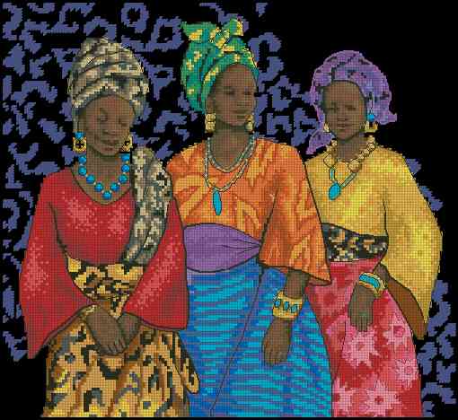 CMP 270166 Three Yoruban Women