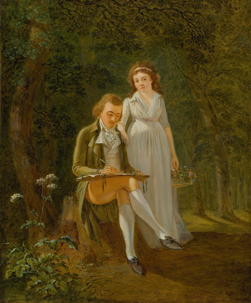 Portrait Of Jean Frédéric Dostervald 1773 1850 And His Wife Rose Marie Alexandri