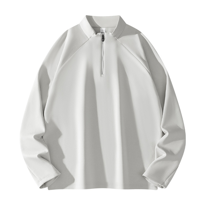 Herren-Langarm-Sweatshirt mit Reißverschluss