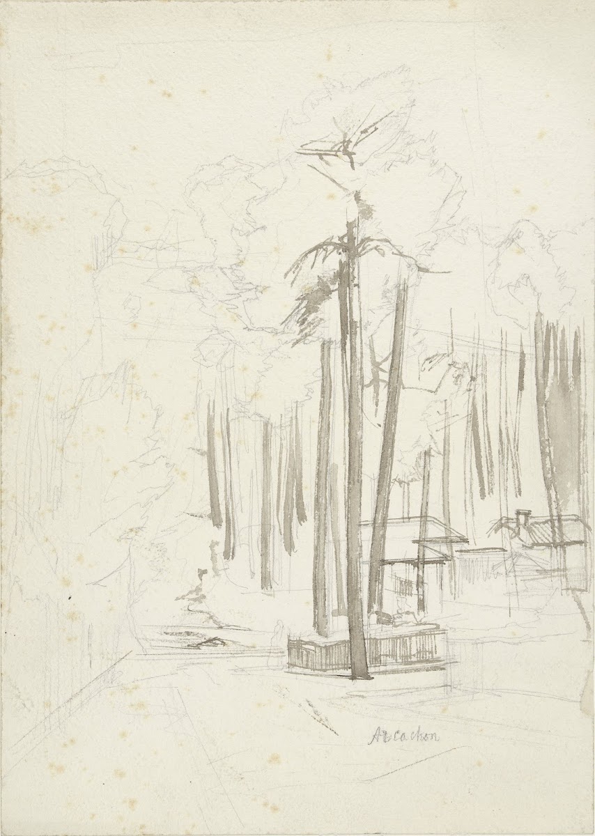 Parkgezicht te Arcachon 1848   1927