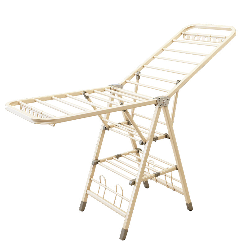Foldable drying rack made of carbon steel