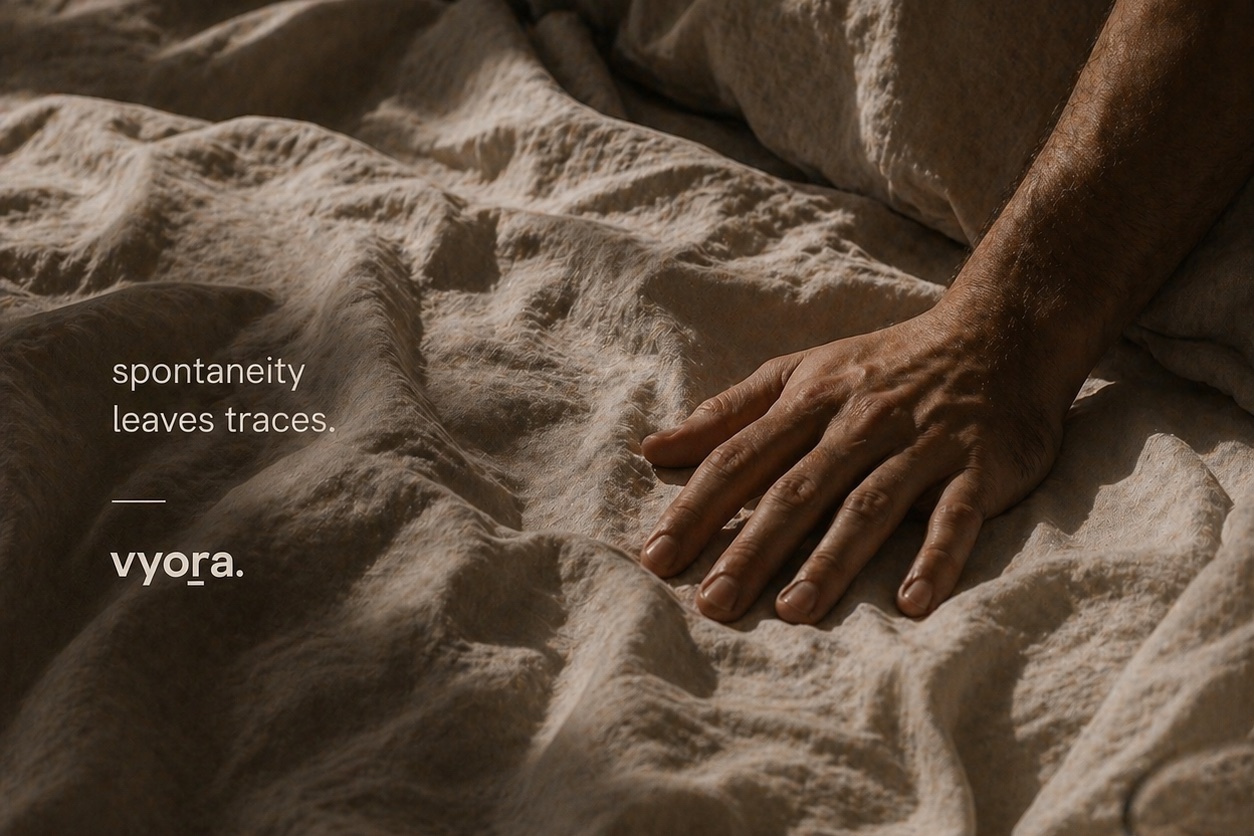 vyora. spontaneity leaves traces