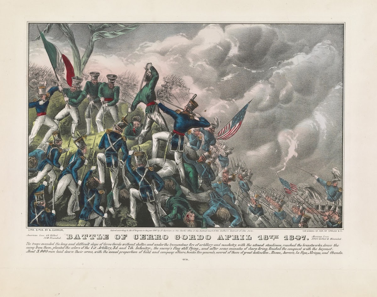 Battle of Cerro Cordo April 18th 1847 1847