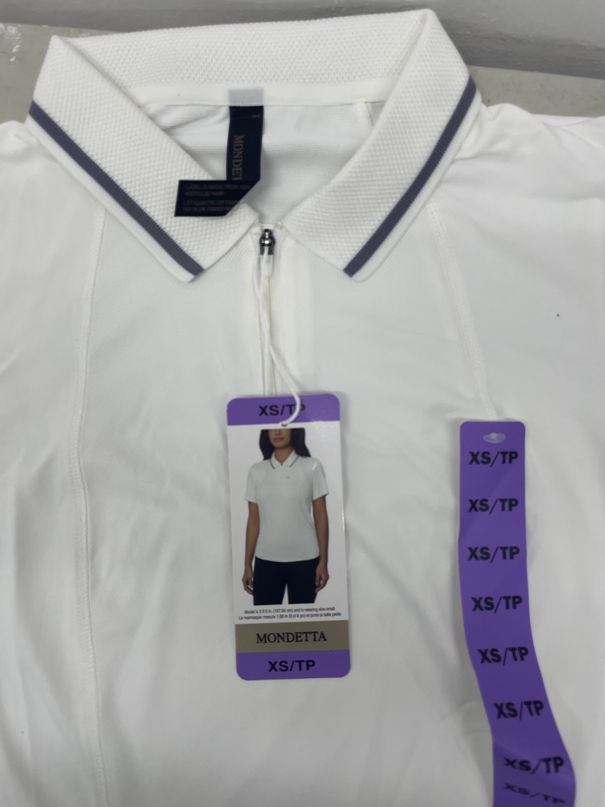 Mondetta Polo Shirt Active White XS #2179