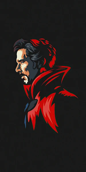 Doctor Strange Minimal 4K Wallpaper Background