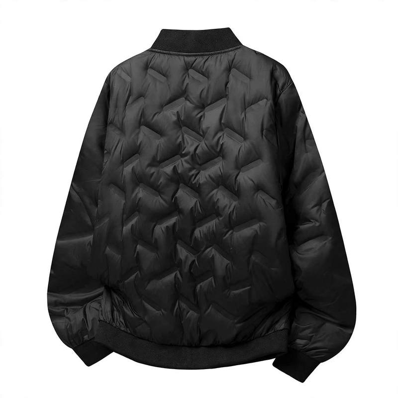 Men's down jacket in baseball style, warm, winter