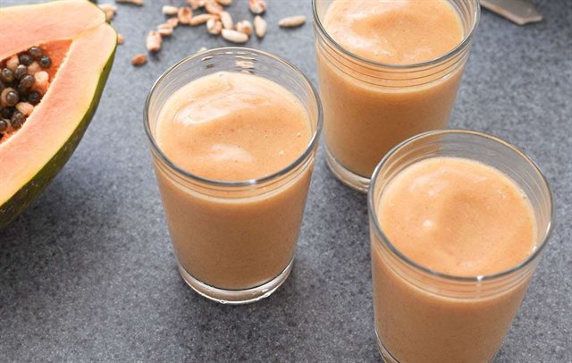 Sinh Tố Đu Đủ Sữa Chua Mát Lạnh