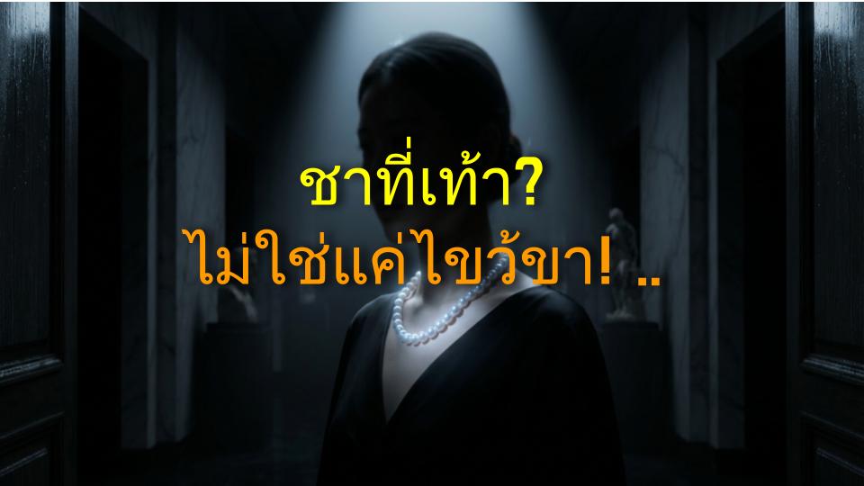 ชาที่เท้า? ไม่ใช่แค่ไขว้ขา! เปิดสาเหตุที่แท้จริง