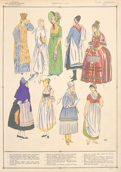 Scandinavia  Fashionable ladies 1926 1927