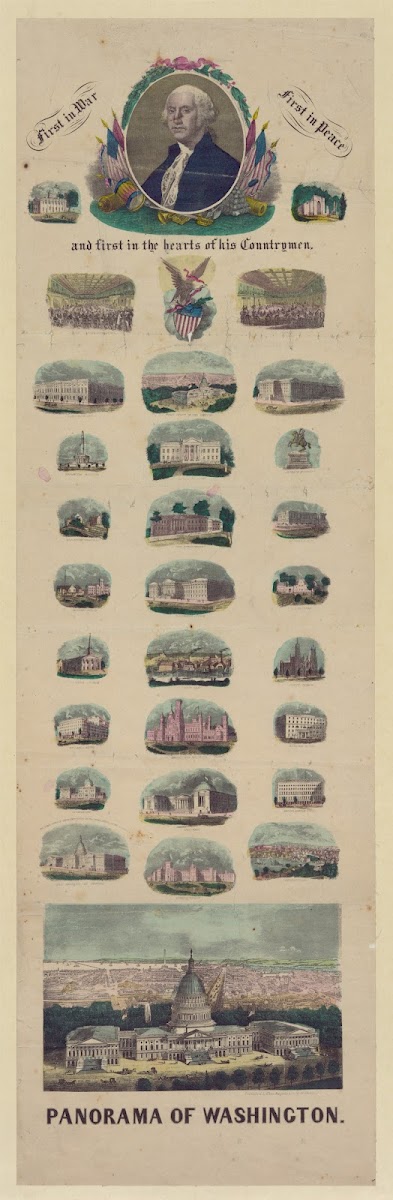 Panorama of Washington 19th century