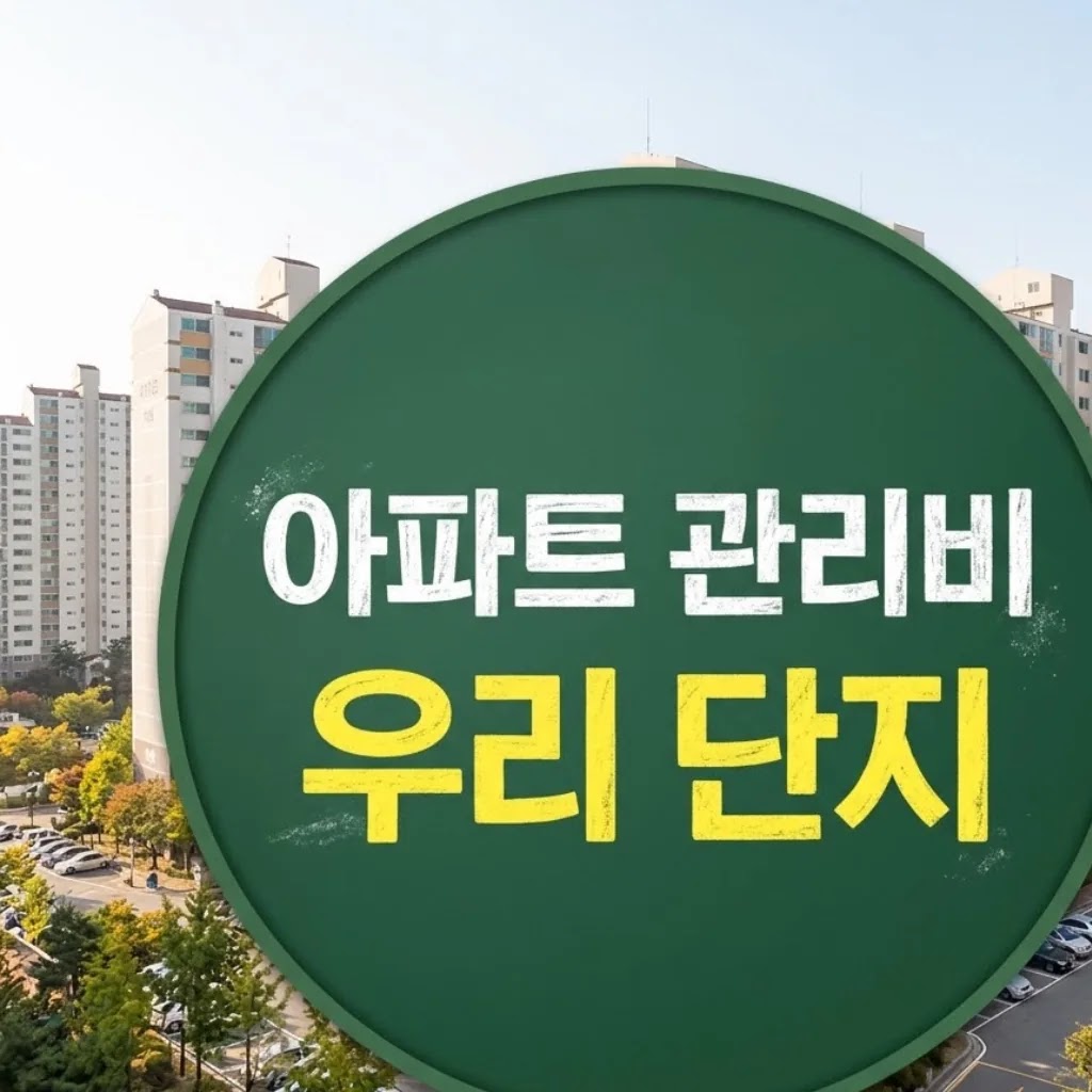 아파트 관리비 비교 K-apt 우리 단지 확인하는 법