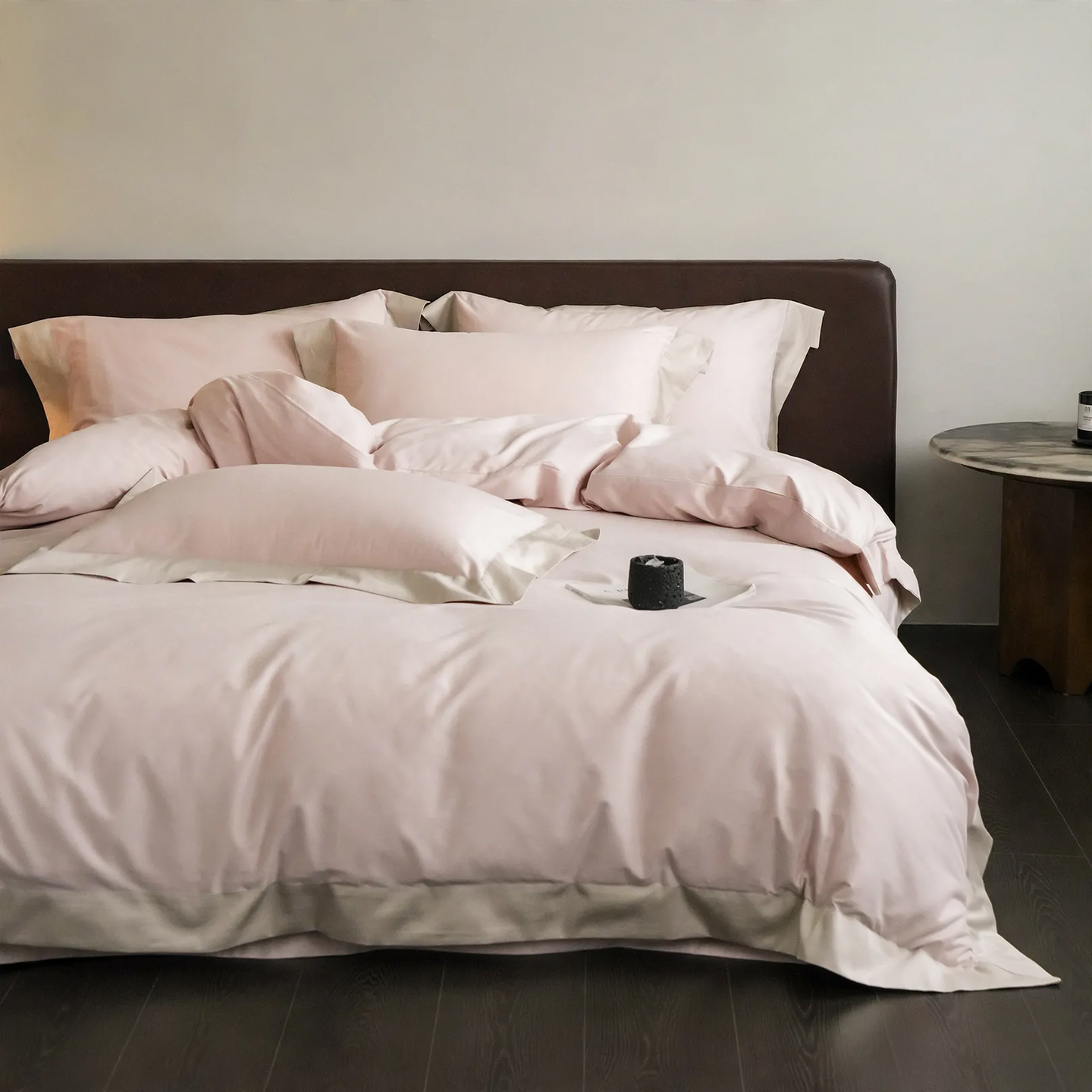 Bedding set made of pure cotton, brushed, for winter