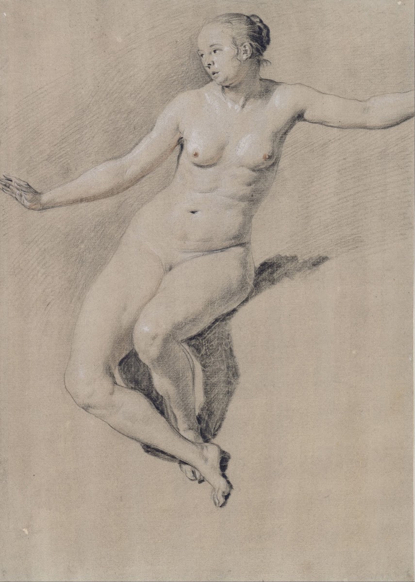 Seated female nude 1660   1670