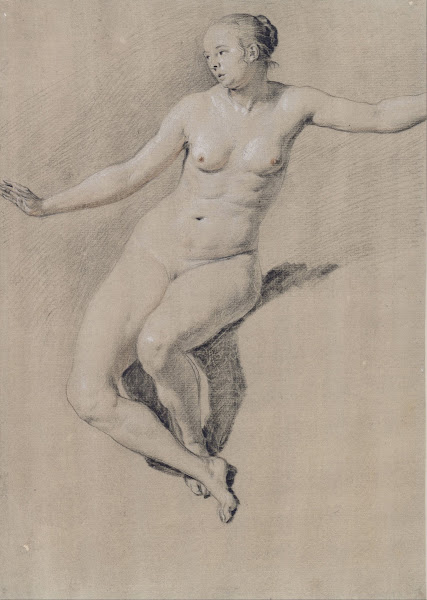 Seated female nude 1660   1670