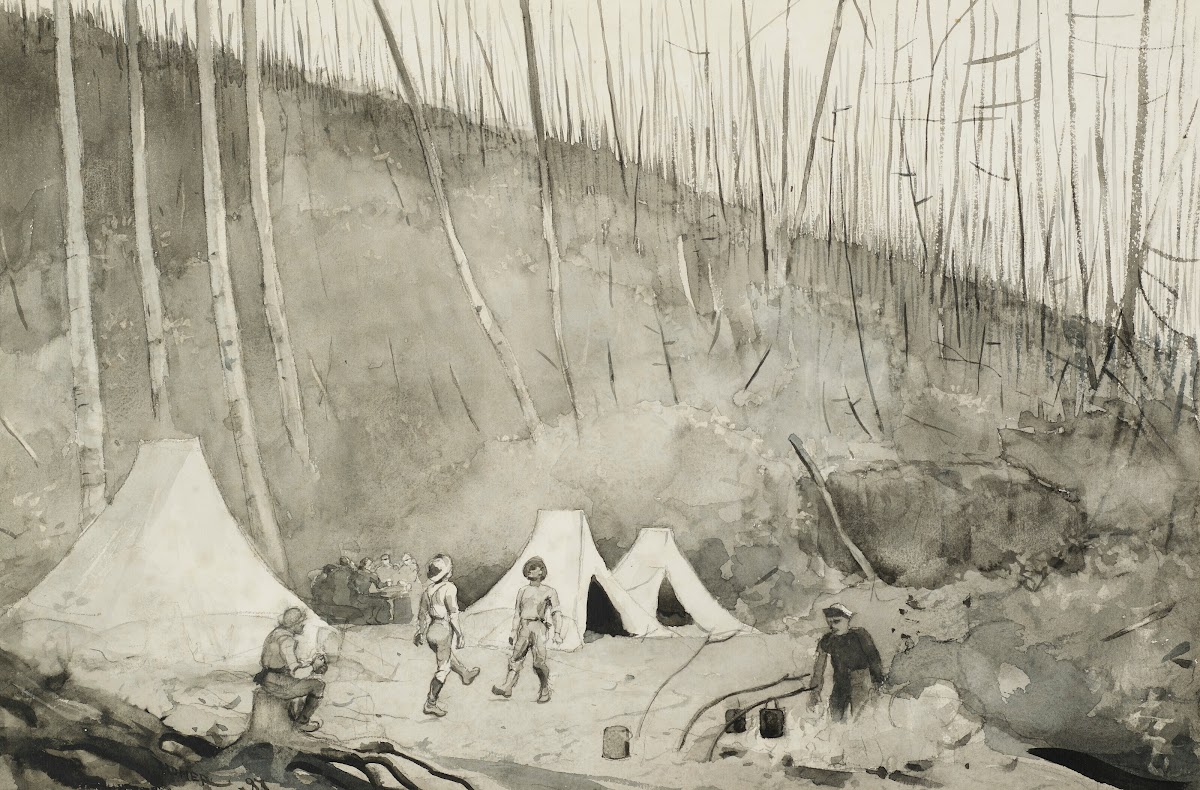 Camp in Canada 1897