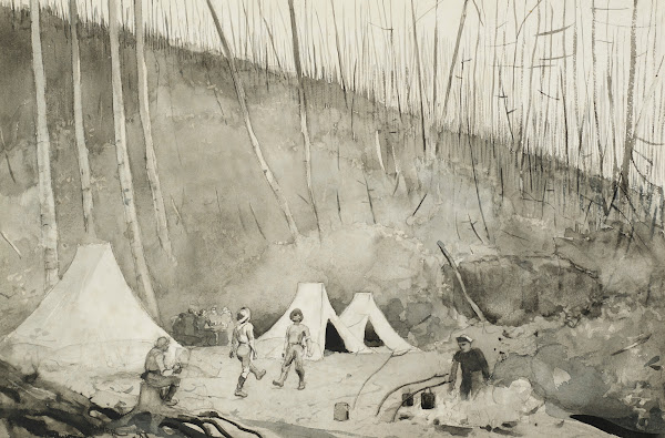 Camp in Canada 1897
