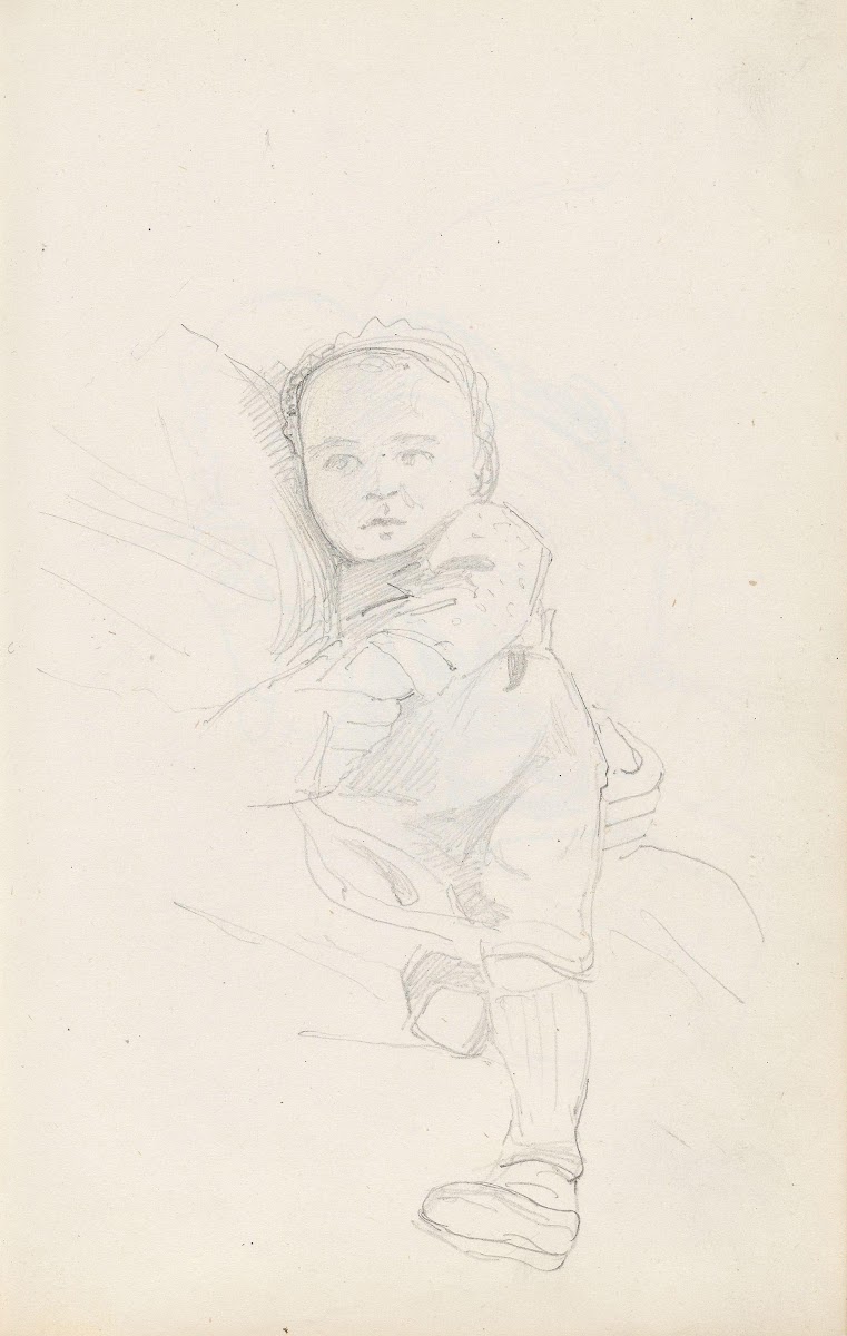 Barn på mors fang between 1844   1854