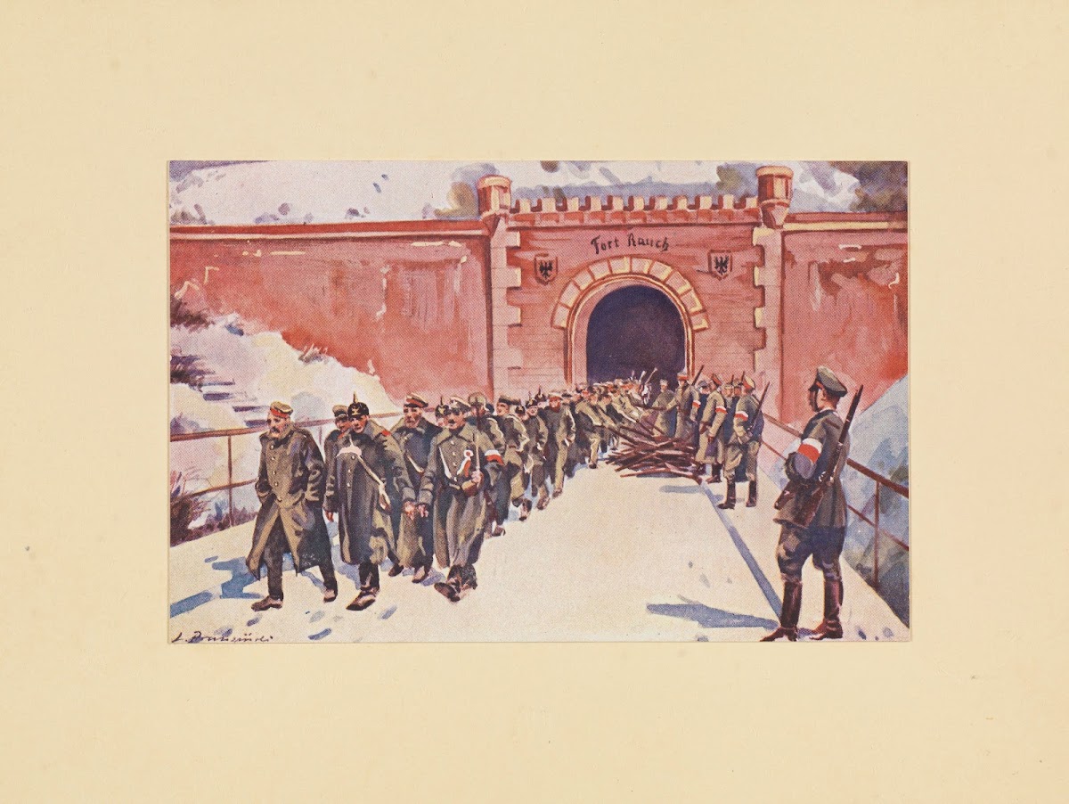Disarming the remaining German army in the Poznań forts 1931