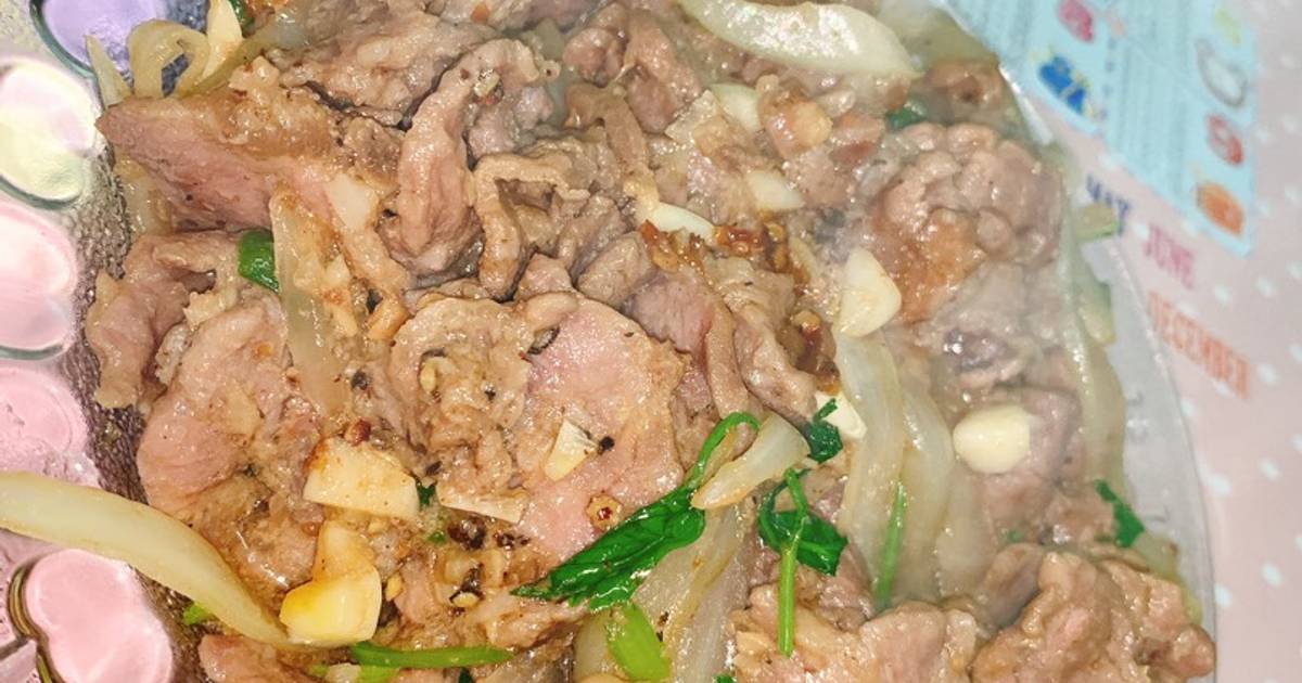 Bò xào củ hành