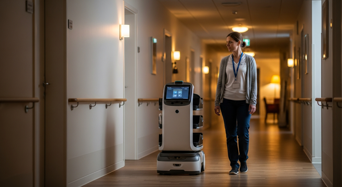 Nachtwache Roboter Pflegeheim: Effizienz in der Nachtschicht