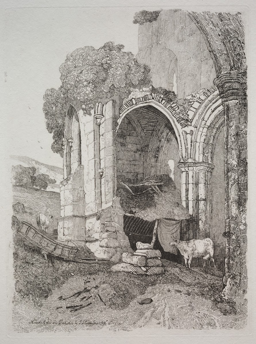 Rievaulx Abbey Yorkshire 1810