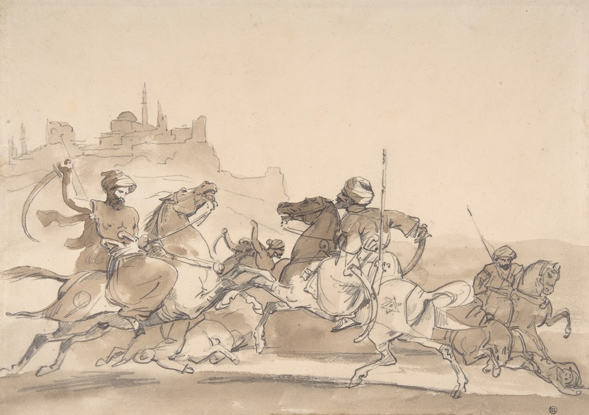 Combat of Oriental Horsemen 182223