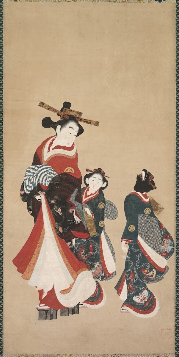 Courtesan and Attendants c 174851