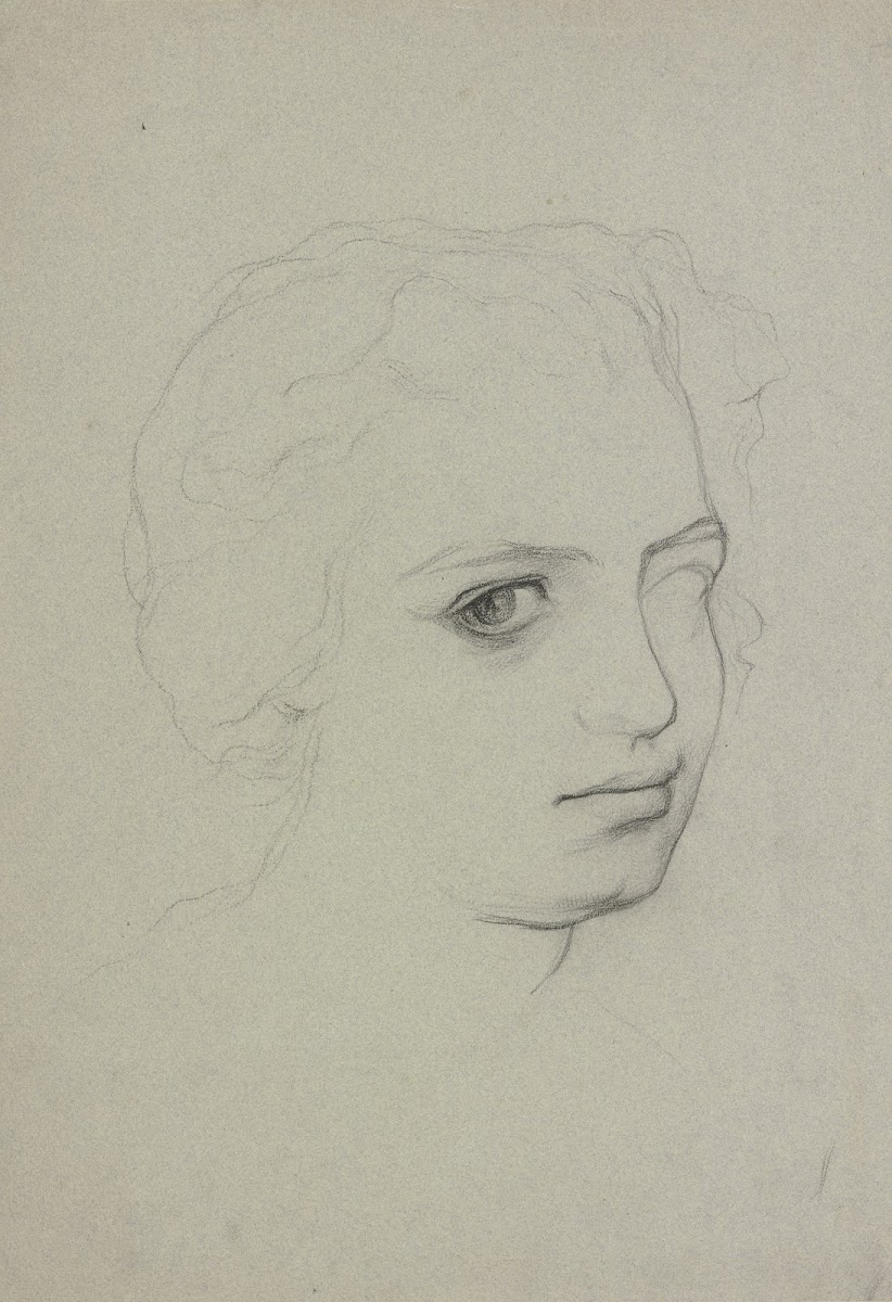 Head of a young woman 1851  1858