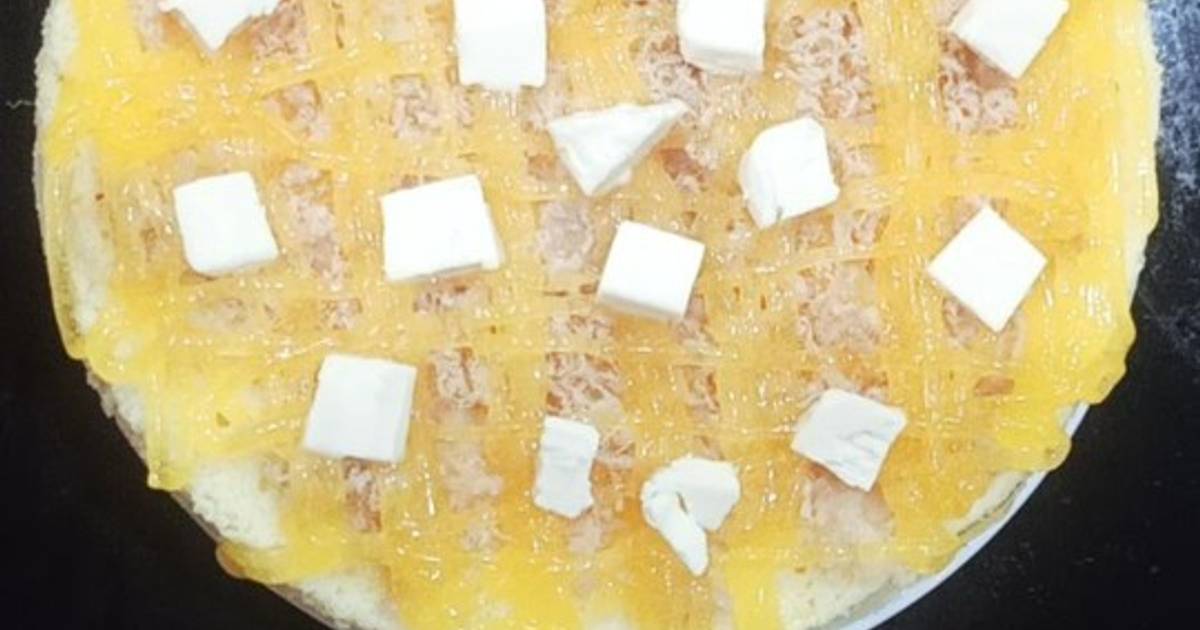 Bánh bông lan sốt trứng, chà bông, phô mai