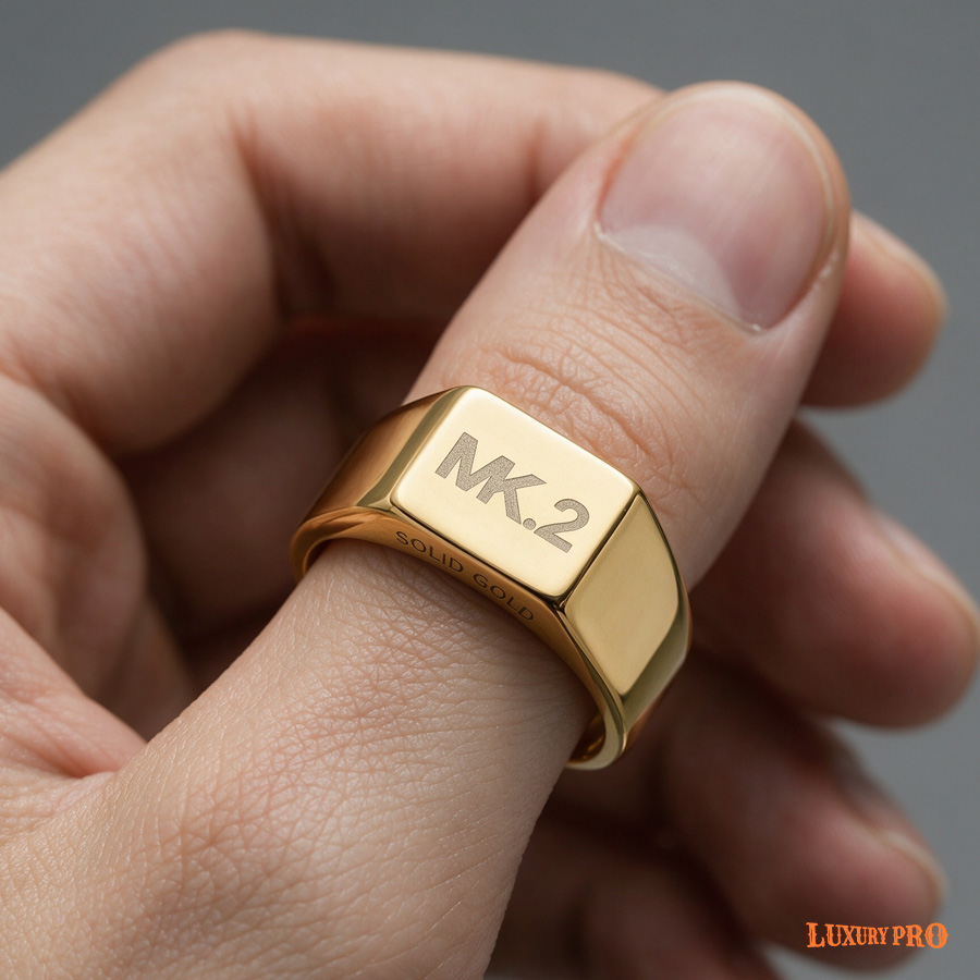 Gold Thumb Ring