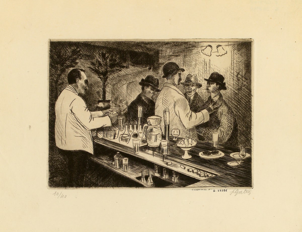 Les trois confrères ou le grand bar 1927