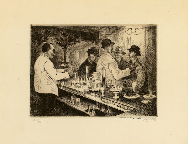 Les trois confrères ou le grand bar 1927