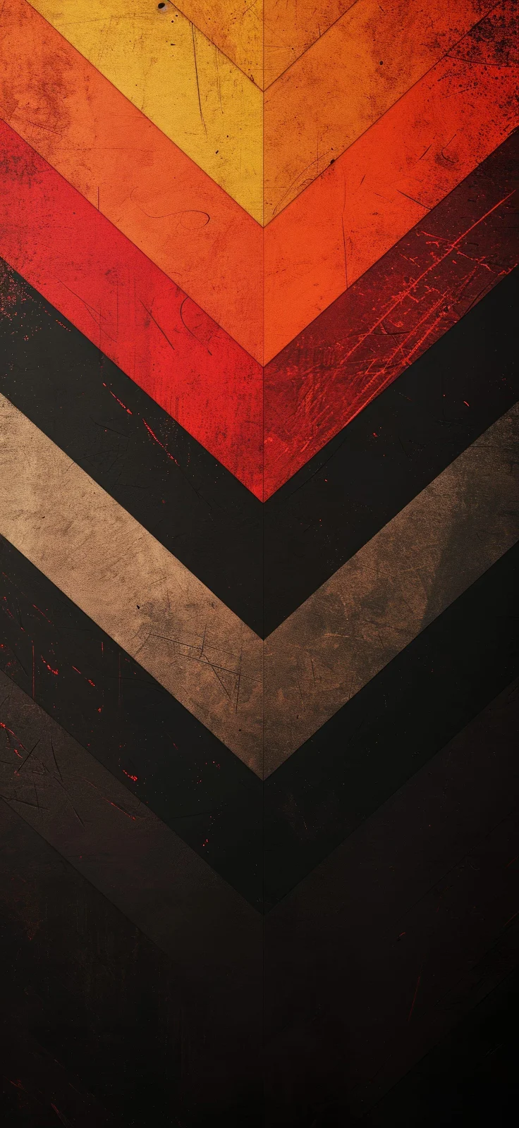 Abstract Grunge Chevron Pattern - Abstract Grunge Art 2K iPhone Wallpaper (1884x4096)