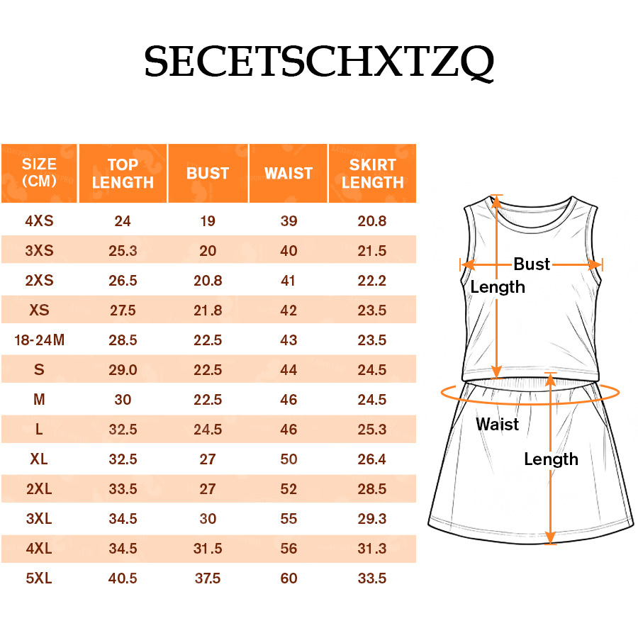 AOP SEC Children's Double-Layer Arc Dress Set