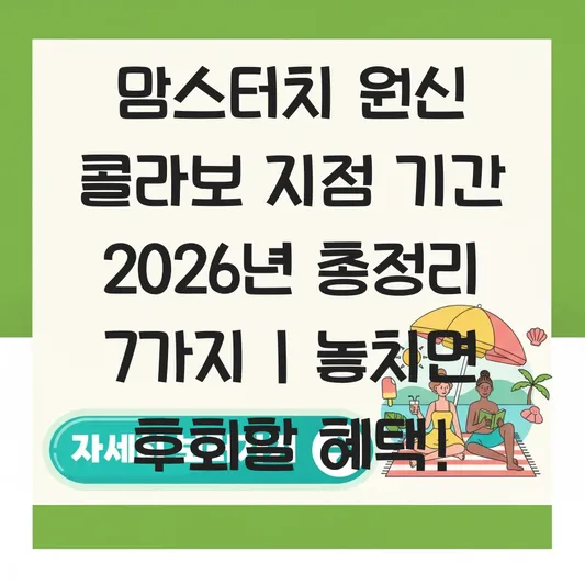 맘스터치 원신 콜라보 지점 기간